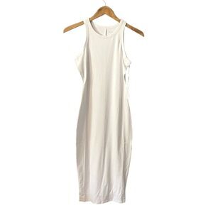 Revolve 525 America White Sleeveless Bodycon Band-Aid Midi Dress Women XS